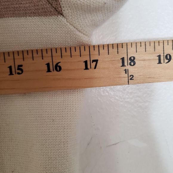 Banana Republic Colorblock Cardigan - Tan, Cream, Brown - Picture 3 of 5